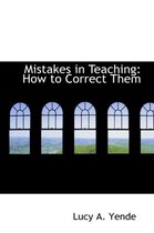 Mistakes in Teaching