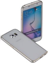 Bumper case case Telefoonhoesje Voor Samsung Galaxy S6 Zilver/Goud