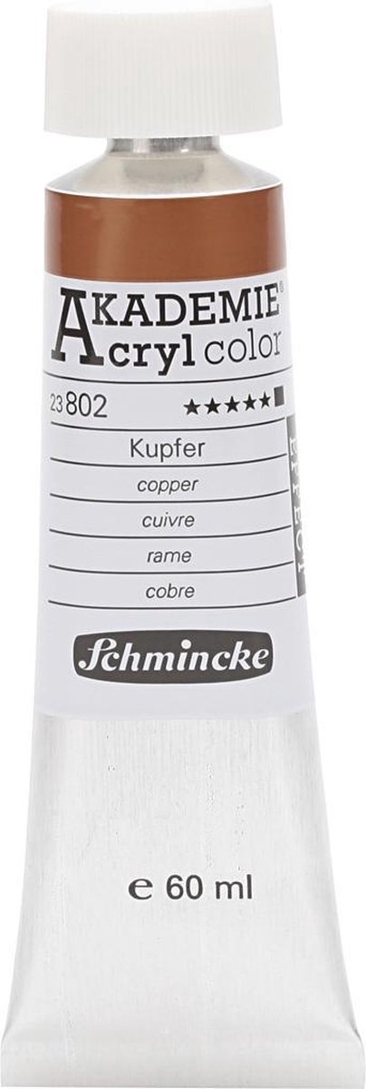 Schmincke AKADEMIE® Acryl color, opaque, 60 ml, copper (802)