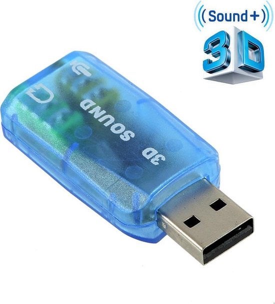 Externe USB Geluidskaart Adapter 51 CH - Sound Card / Audio Kaart Dongle - PC & Mac - Merkloos