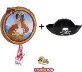 pinata Piet piraat + piratenhoed