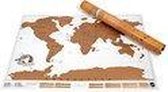 Kras WereldKaart - Map & Poster - Plattegrond met Wereld Kraslaag - Scratch map / Kraskaart Wereld - Poster / Kaart / Wereldmap / World map / Wereld Kaart  -  Ideaal vakantie cadeau!