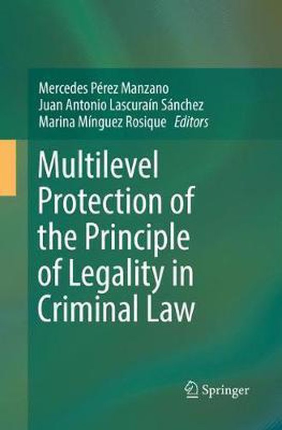 Multilevel Protection of the Principle of Legality in Crimin ... - cover