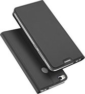 Luxe zwart agenda wallet hoesje Huawei P8 Lite (2017)