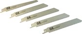 GS reciprozaagbladen 6-24 TPI - 19 mm - 5 stuks - Reciprozaagblad voor hout en metaal