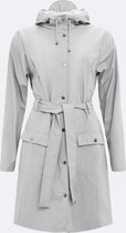 Rains Curve Jacket 1206 Regenjas - Dames - Lichtgrijs