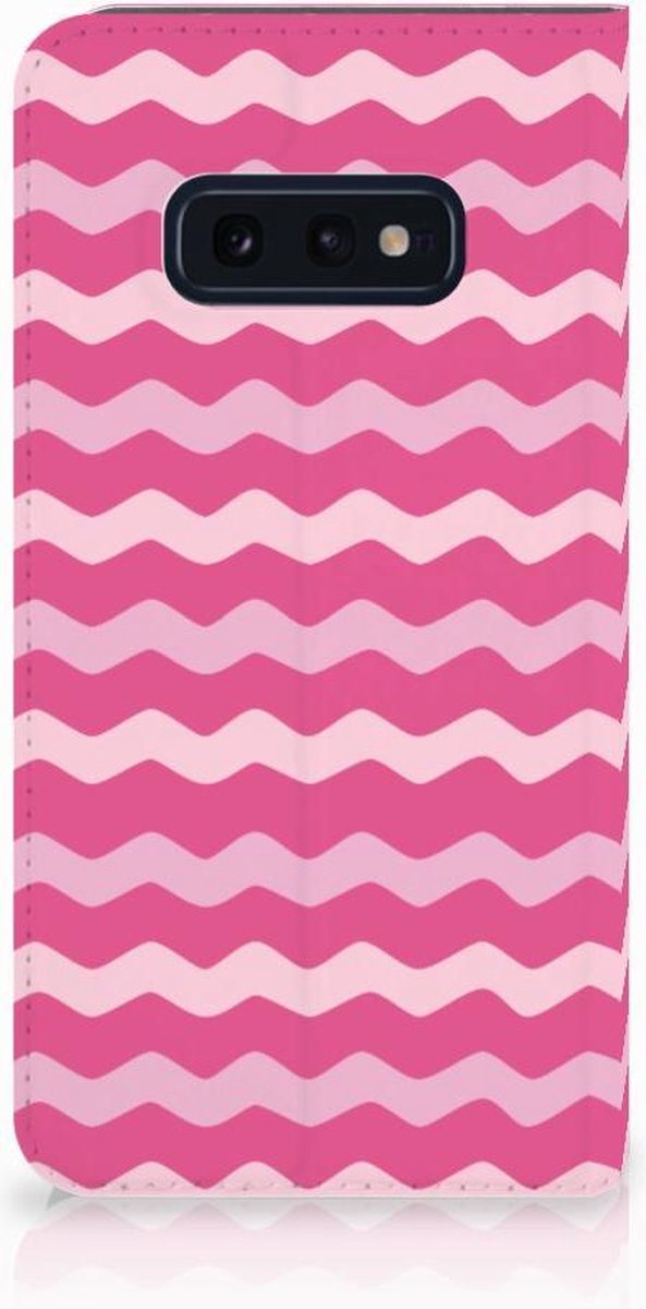 Samsung Galaxy S10e Hoesje met Magneet Waves Pink