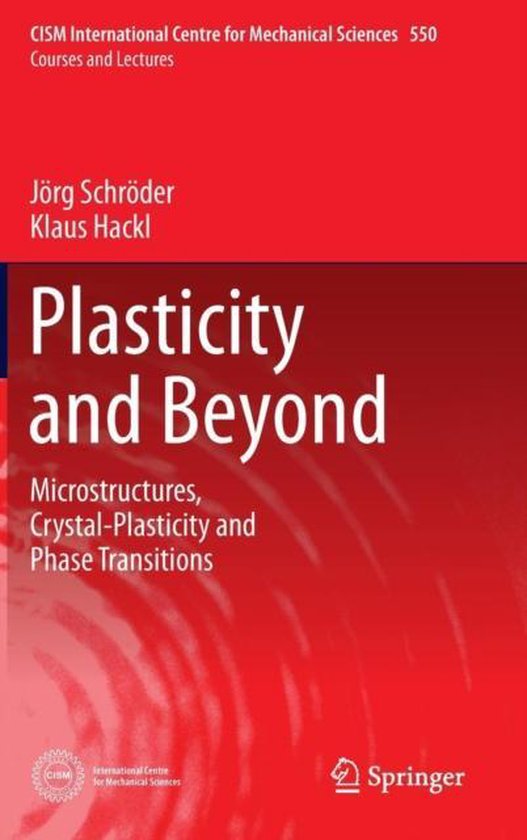 Plasticity and Beyond 9783709116241 Joerg Schroeder Boeken