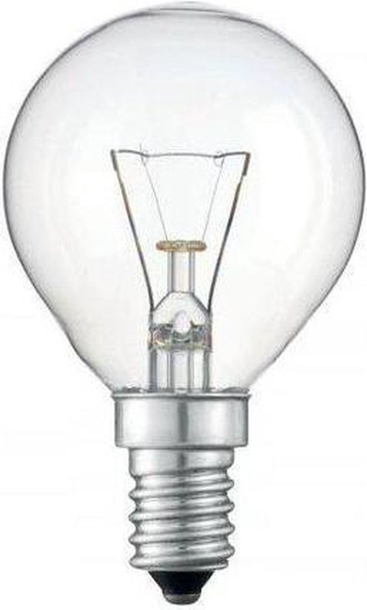 40 W Verre Philips 30600019 Ampoule à incandescence forme gouttelette E14 Blanc 