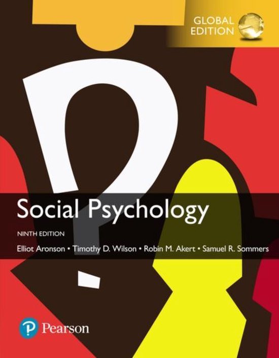 Social Psychology, Global Edition - cover