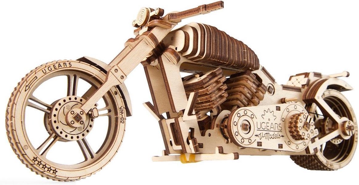 Ugears Houten Modelbouw Motorfiets VM02