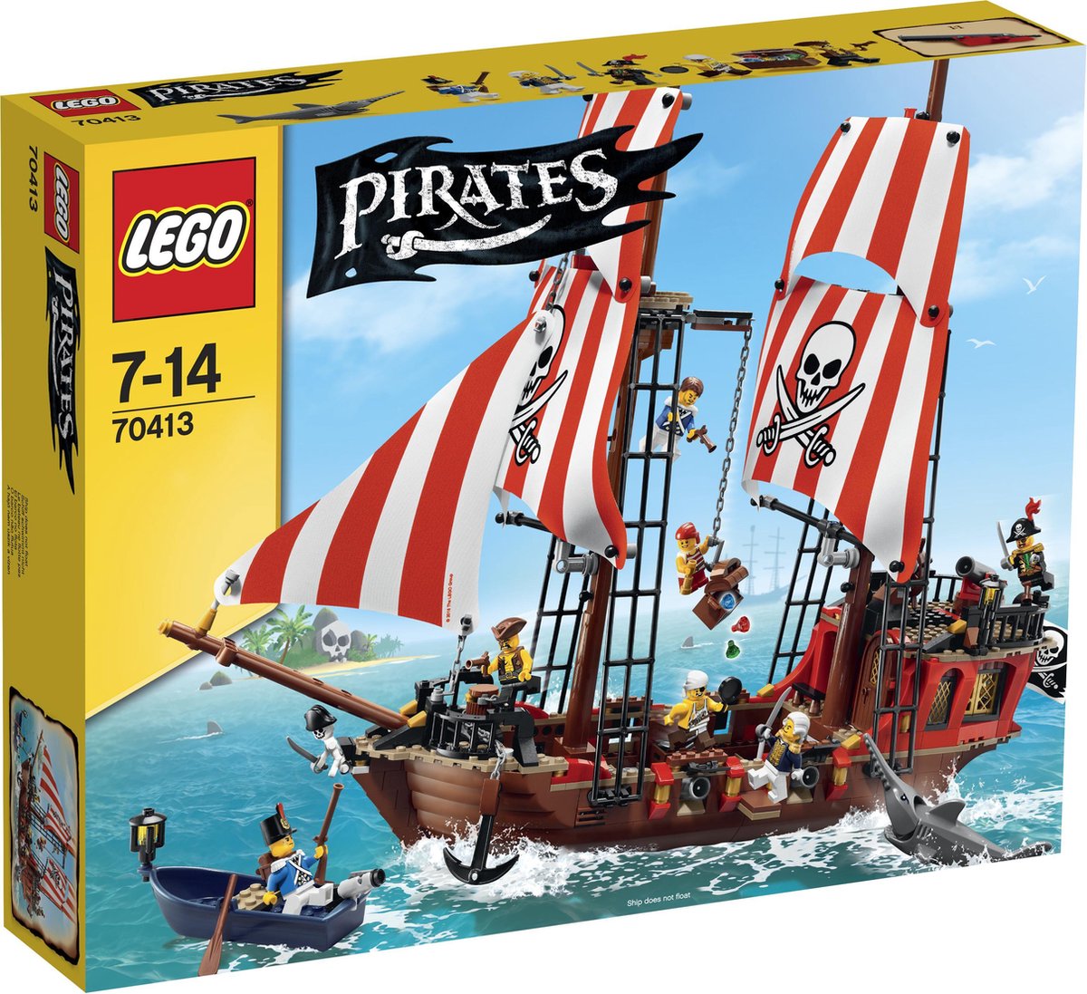 LEGO Pirates Piratenschip - 70413 | bol.com