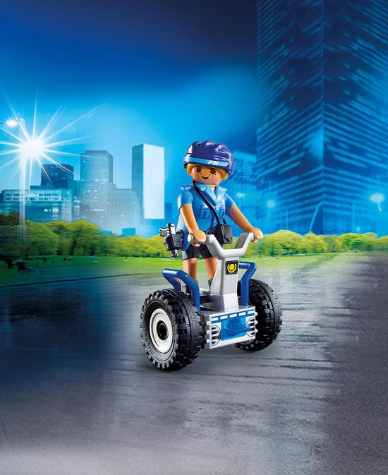 Playmobil Politieagente met balans racer - 6877 | bol.com