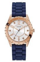 Guess - W1095L2 - Horloge - Vrouwen - Rubber - Blauw - ⌀ 40 mm