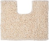 Sealskin Twist Tapis de contour WC - 45x50 cm - Microfibre - Ivoire