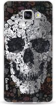 Casetastic Softcover Samsung Galaxy A5 (2016) - Doodle Skull BW