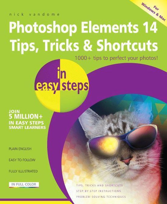 Photoshop Elements 14 Tips, Tricks & Shortcuts in easy steps - cover
