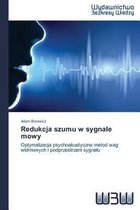 Redukcja szumu w sygnale mowy