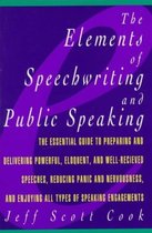 Elements Of Speechwriting And Public Speaking