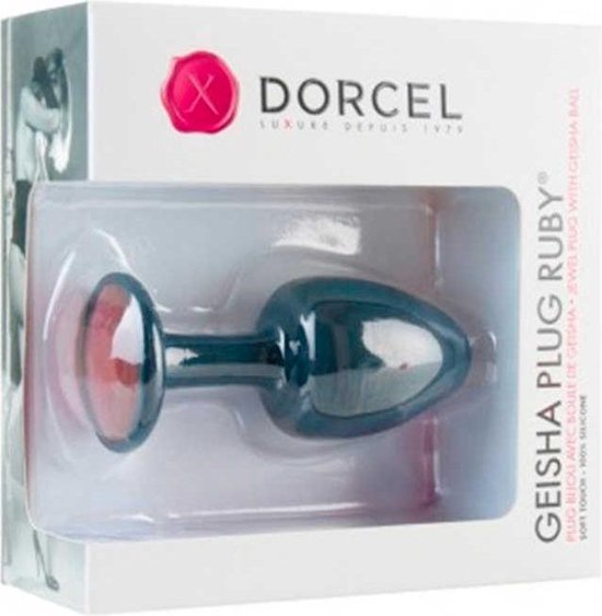 Plug anal Dorcel avec boules métalliques mobiles Geisha - L