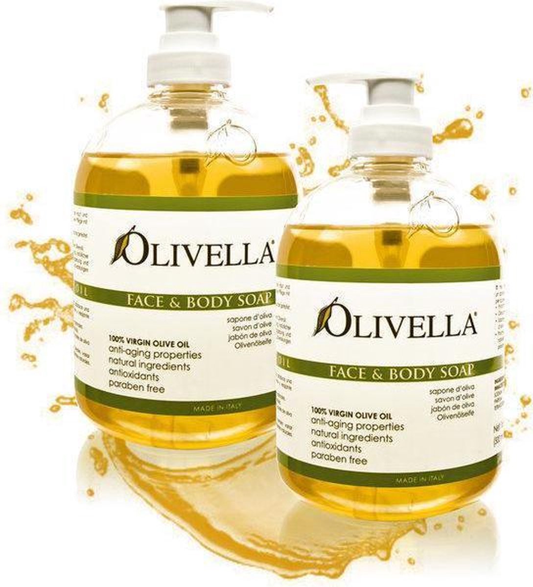 Olivella Vloeibare olijfzeep 300ml ( 2 stuks)