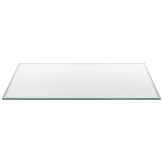 Plaque de verre verre de sécurité ESG 8 mm pour tables 120x65 cm | bol