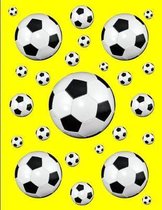 Soccer Notebook Score Keeping Journal Sky Yellow Journal 150 College Ruled Pages 8.5 X 11