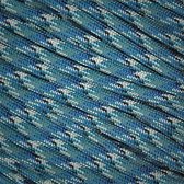 Paracord 550 Blue Camo - Type 3 - 15 meter - #27