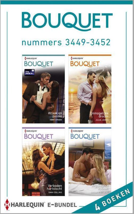 Cover van het boek 'Bouquet e-bundel nummers 3449-3452, 4-in-1'