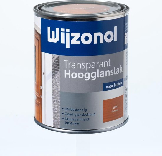 Wijzonol Transparant Hoogglanslak - 0,75l - 3125- Noten