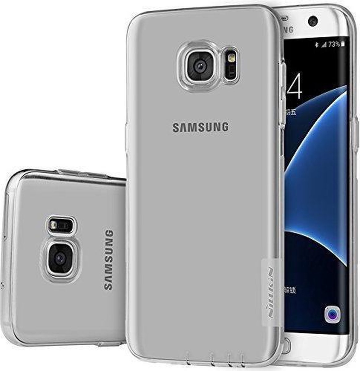 Nillkin Nature TPU Case voor de Samsung Galaxy S7 edge - Grey