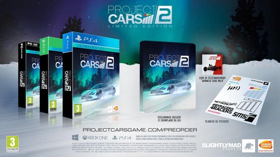 BANDAI NAMCO Entertainment Project Cars 2 Limited Edition, PS4 Beperkt Engels PlayStation 4