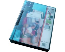 EXXO-HFP #14867 - Presentatie A4 Show Album 80 Tassen - Zwart - 1 Stuks - Met Inschuifkoker