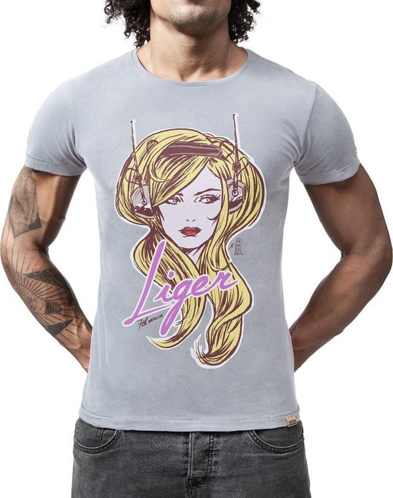 Foto: Liger x gilles vranckx limited edition van 360 stuks t shirt maat xxxl