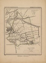 Historische kaart, plattegrond van gemeente raamsdonk in Noord Brabant uit 1867 door Kuyper van Kaartcadeau.com