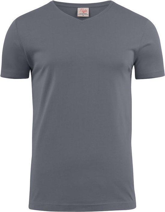 T-shirt Printer Heavy V-neck Man 2264024 Gris acier - Taille S