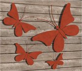 Cortensttal vlinderset - set van 4