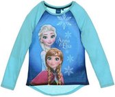 Disney Frozen - Kinder/ kleuter - shirt - turquoise - maat 122/128