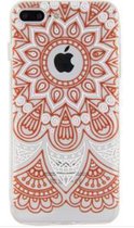 Apple iPhone 8 Plus Hoesje - Xccess - Serie - Hard Kunststof Backcover - Orange Oriental - Hoesje Geschikt Voor Apple iPhone 8 Plus