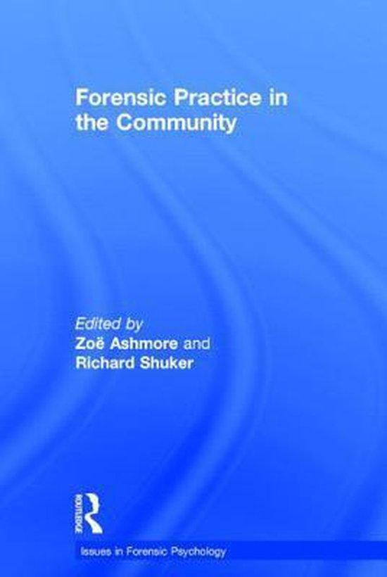 Forensic Practice in the Community - cover