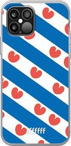 iPhone 12 Pro Max Hoesje Transparant TPU Case - Fryslân #ffffff