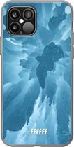 6F hoesje - geschikt voor iPhone 12 Pro - Transparant TPU Case - Ice Stalactite #ffffff