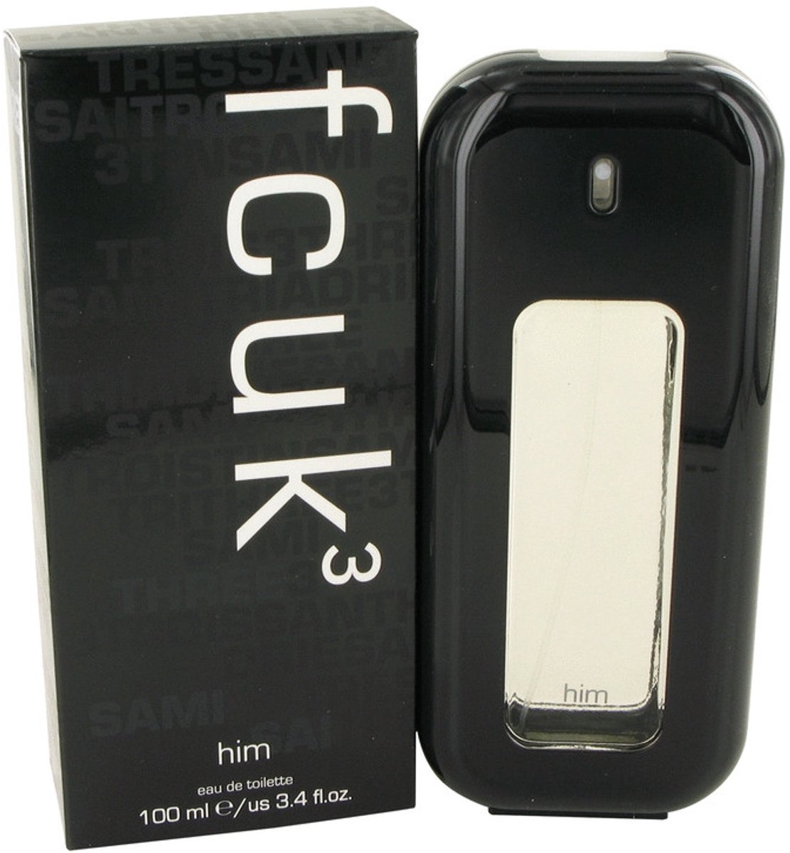 FCUK 3 Eau De Toilette Him 100 ml - Voor Mannen