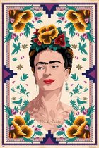 Grupo Erik Frida Kahlo Ilustracion  Poster - 61x91,5cm