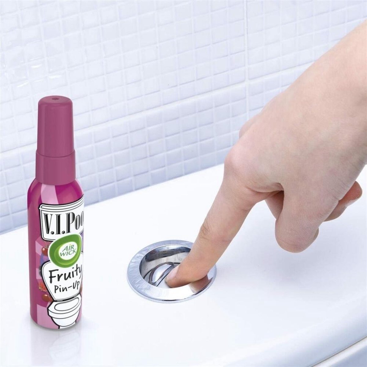 Air Wick VIPoo Lemon Idol - Désodorisant de toilette - 2 x 55 ml | bol.com