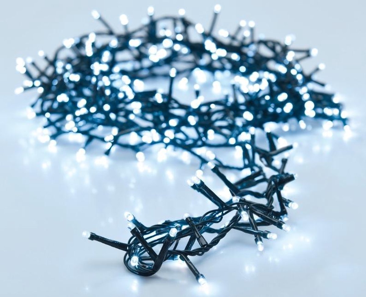 Kerstlampjes wit (koel) microcluster 30 meter met 1500 LED