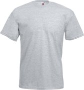 Fruit Of The Loom Heren Valueweight T-shirt met korte mouwen (Heather Grijs)