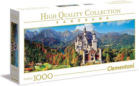 Clementoni - Panorama High Quality Collectie puzzel - Het kasteel  Neuschwanstein -... | bol.com