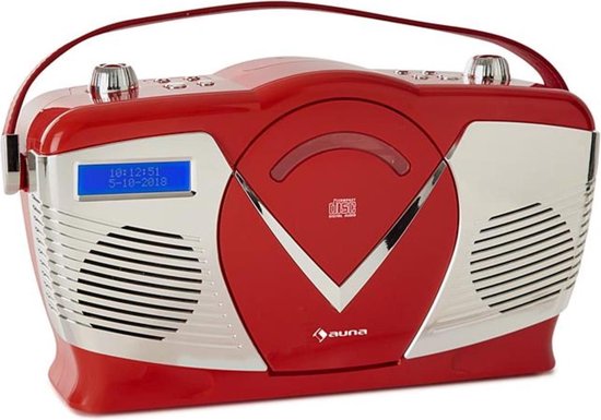 RCD-70 DAB rétro CD-radio FM DAB + lecteur CD USB bluetooth, boîtier  compact de... | bol.com