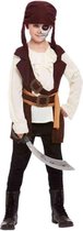 Smiffys Kinder Kostuum -Kids tm 6 jaar- Dark Spirit Pirate Bruin